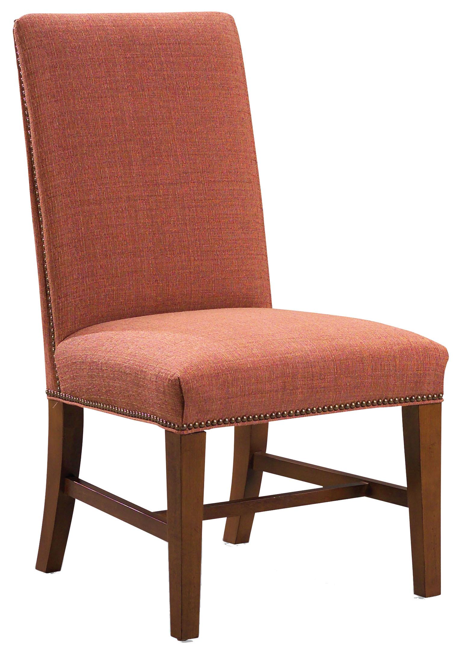 Fairfield 1011 Upholstered Side Chair with Nail Head Trim Belfort